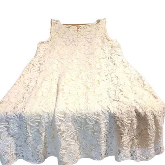 FP Movement by Free People Dresses & Skirts - Woman's XS/TP Free People White Lacy Floral over lay with built in slip